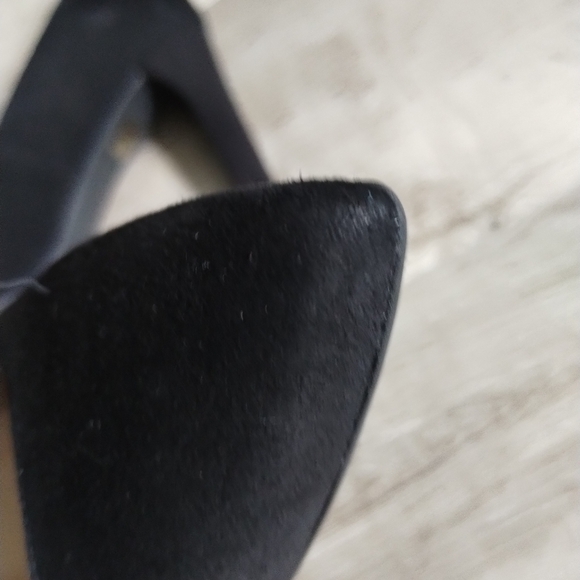 LK Benett London Black Suede Tess Courts Pumps - Picture 9 of 14